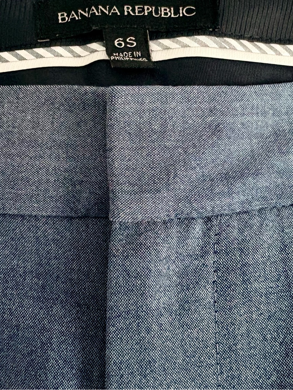 Banana Republic Women’s Wool Light Blue Trousers